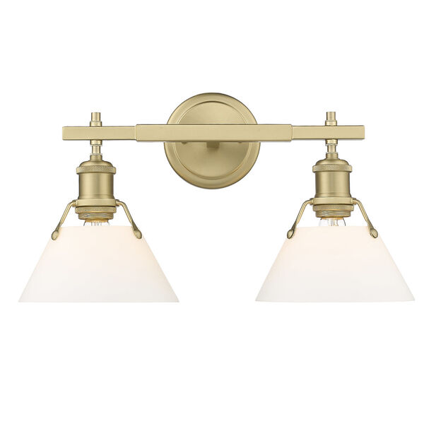 Orwell Brushed Champagne Bronze Two-Light Bath Vanity, image 2